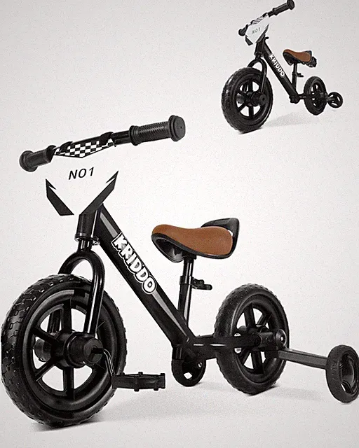 2-in-1 Kids Tricycle and Toddler Balance Bike 2 Year Old, Detachable Pedals a...