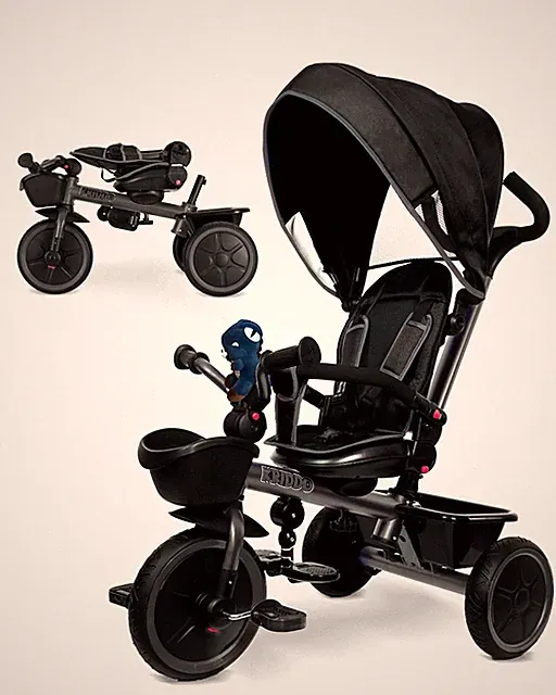 Foldable Toddler Trike 7 in 1 Stroller Canopy