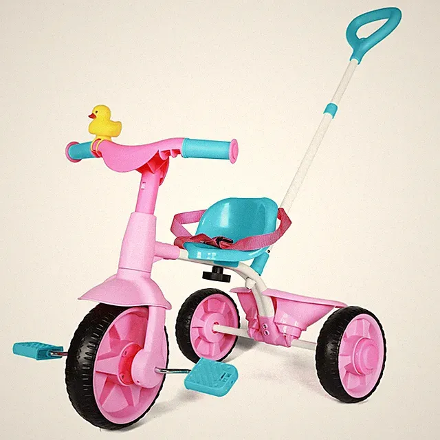 KRIDDO 2 in 1 Kids Tricycles Age 18 Month to 3 Years, EVA Wheels Upgraded, Gi...