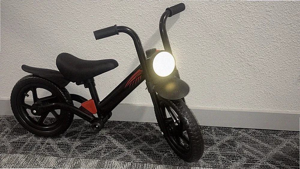 KRIDDO Kids Balance Bike for 2-5 Years, with Front Light, Upgraded Tires for...