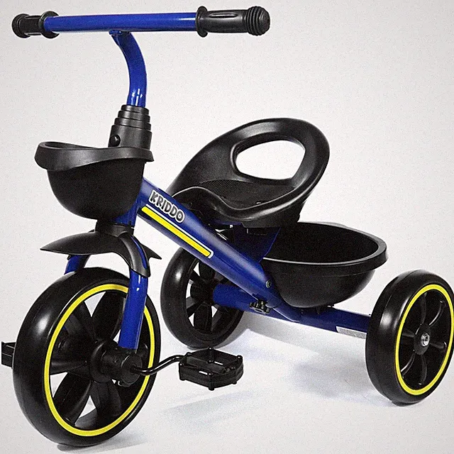 KRIDDO Kids Tricycles Age 24 Month to 4 Years, Toddler Trike Large, Blue